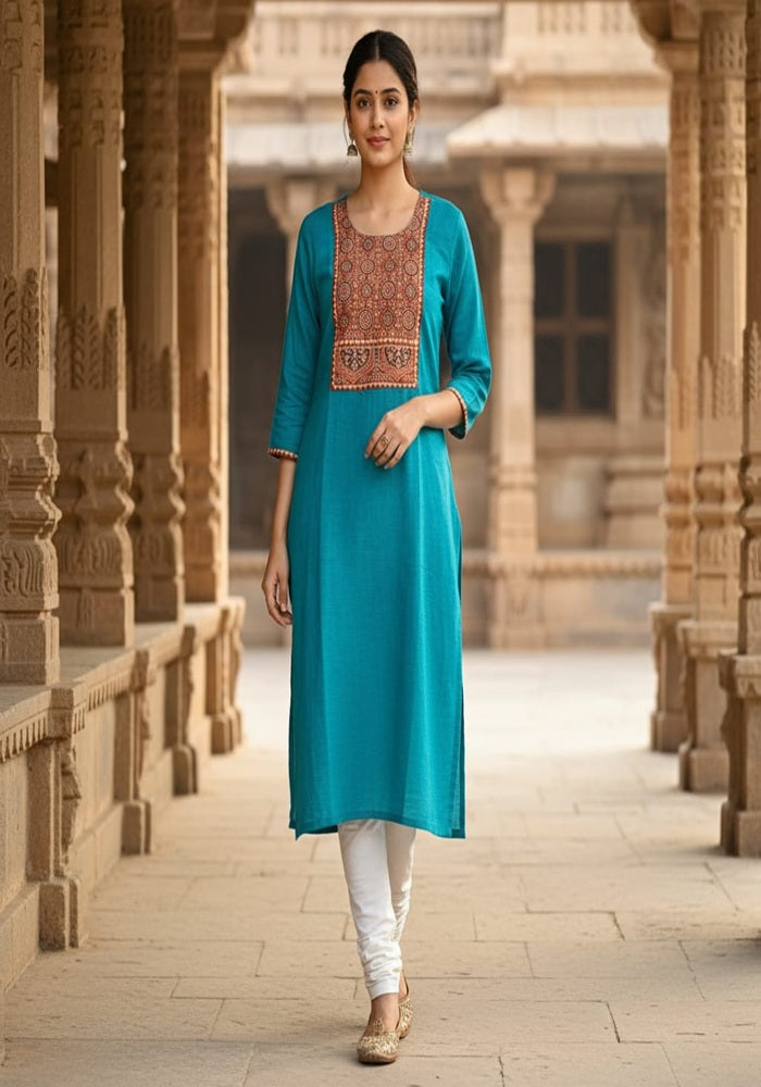 Traditional Kurti Size XL Blue, Yellow, Pink, Purple, Beige