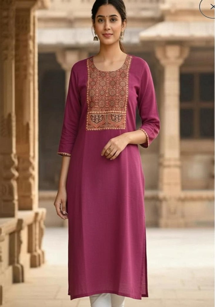 Traditional Kurti Size XL Blue, Yellow, Pink, Purple, Beige