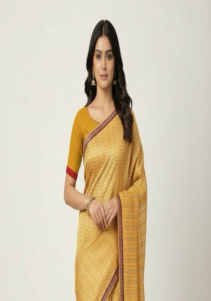 Royal Chunari Saree Pestal Green, Yellow, Red, Brown, Green, Blue