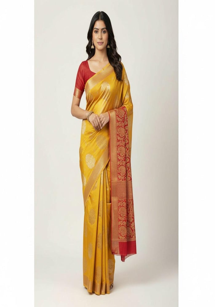 Trendy Banarsi Red, Blue, Pink, Yellow, Purple, Green